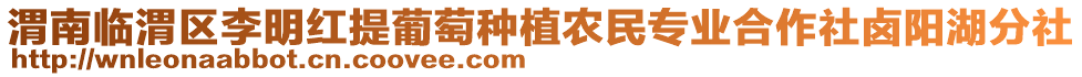 渭南臨渭區(qū)李明紅提葡萄種植農(nóng)民專業(yè)合作社鹵陽湖分社