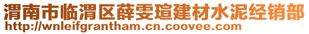 渭南市臨渭區(qū)薛雯瑄建材水泥經(jīng)銷部