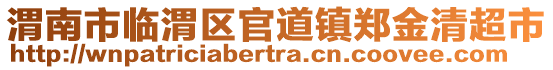 渭南市臨渭區(qū)官道鎮(zhèn)鄭金清超市