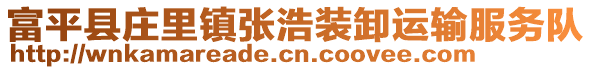 富平縣莊里鎮(zhèn)張浩裝卸運輸服務(wù)隊