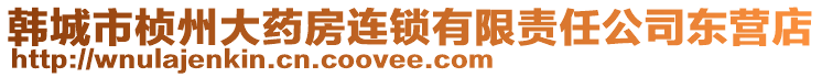 韓城市楨州大藥房連鎖有限責(zé)任公司東營(yíng)店