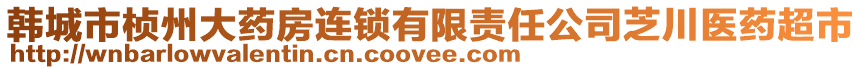 韓城市楨州大藥房連鎖有限責任公司芝川醫(yī)藥超市