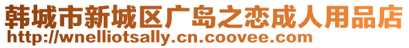 韓城市新城區(qū)廣島之戀成人用品店