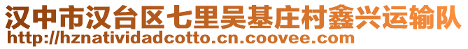 漢中市漢臺區(qū)七里吳基莊村鑫興運輸隊