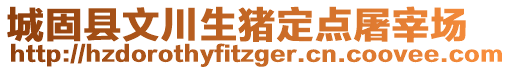 城固縣文川生豬定點(diǎn)屠宰場(chǎng)