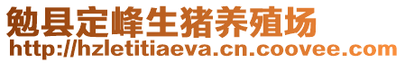 勉縣定峰生豬養(yǎng)殖場