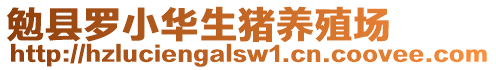 勉縣羅小華生豬養(yǎng)殖場(chǎng)