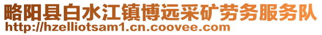 略陽縣白水江鎮(zhèn)博遠采礦勞務(wù)服務(wù)隊