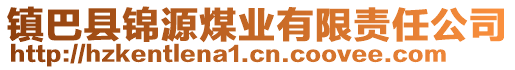 鎮(zhèn)巴縣錦源煤業(yè)有限責(zé)任公司