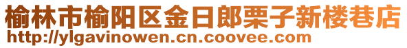 榆林市榆陽(yáng)區(qū)金日郎栗子新樓巷店