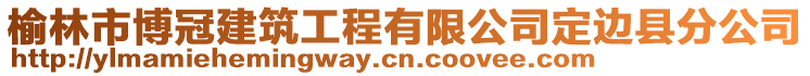 榆林市博冠建筑工程有限公司定邊縣分公司