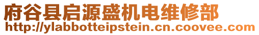 府谷縣啟源盛機電維修部