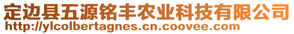 定邊縣五源銘豐農(nóng)業(yè)科技有限公司