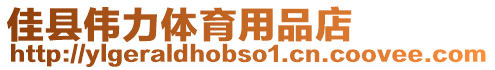 佳縣偉力體育用品店