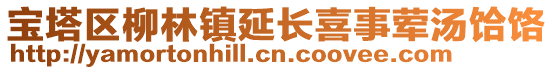 寶塔區(qū)柳林鎮(zhèn)延長喜事葷湯饸饹