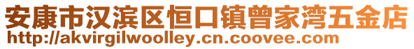 安康市漢濱區(qū)恒口鎮(zhèn)曾家灣五金店