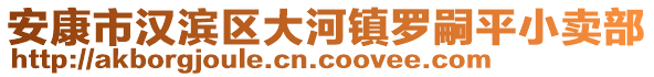 安康市漢濱區(qū)大河鎮(zhèn)羅嗣平小賣(mài)部