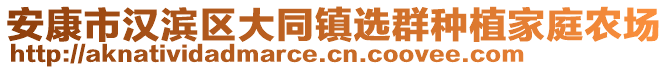 安康市漢濱區(qū)大同鎮(zhèn)選群種植家庭農(nóng)場(chǎng)