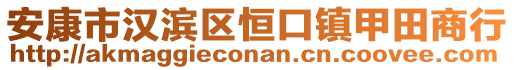 安康市漢濱區(qū)恒口鎮(zhèn)甲田商行