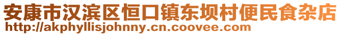 安康市漢濱區(qū)恒口鎮(zhèn)東壩村便民食雜店