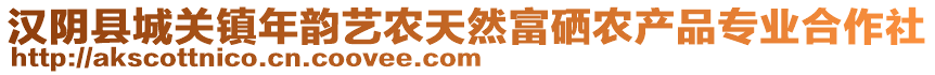 漢陰縣城關(guān)鎮(zhèn)年韻藝農(nóng)天然富硒農(nóng)產(chǎn)品專業(yè)合作社