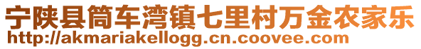 寧陜縣筒車灣鎮(zhèn)七里村萬金農(nóng)家樂