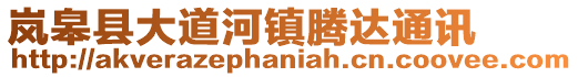 嵐皋縣大道河鎮(zhèn)騰達通訊