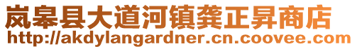 嵐皋縣大道河鎮(zhèn)龔正昇商店