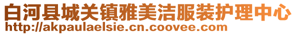 白河縣城關(guān)鎮(zhèn)雅美潔服裝護理中心