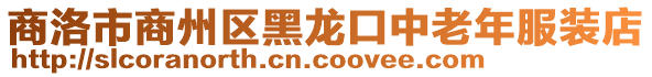 商洛市商州區黑龍口中老年服裝店