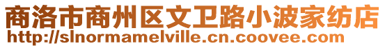 商洛市商州區文衛路小波家紡店