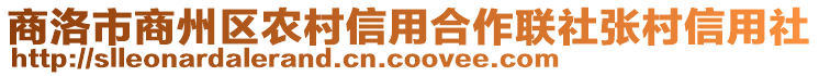 商洛市商州區(qū)農(nóng)村信用合作聯(lián)社張村信用社