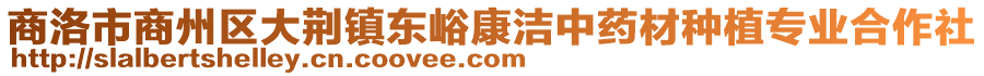 商洛市商州區大荊鎮東峪康潔中藥材種植專業合作社