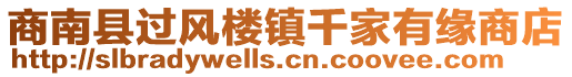 商南縣過風(fēng)樓鎮(zhèn)千家有緣商店