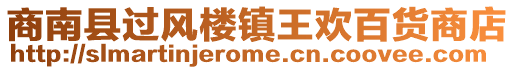 商南縣過風(fēng)樓鎮(zhèn)王歡百貨商店