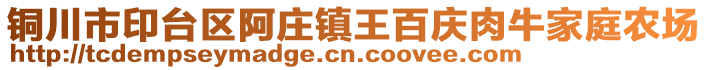 銅川市印臺(tái)區(qū)阿莊鎮(zhèn)王百慶肉牛家庭農(nóng)場(chǎng)