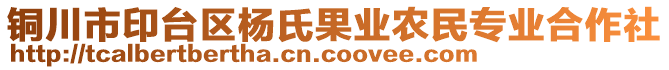 銅川市印臺(tái)區(qū)楊氏果業(yè)農(nóng)民專業(yè)合作社