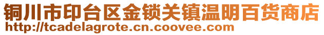 銅川市印臺(tái)區(qū)金鎖關(guān)鎮(zhèn)溫明百貨商店