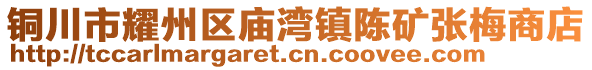 銅川市耀州區(qū)廟灣鎮(zhèn)陳礦張梅商店