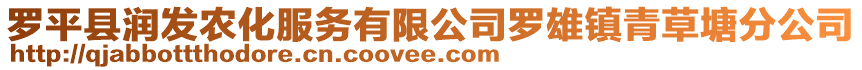 羅平縣潤發(fā)農(nóng)化服務(wù)有限公司羅雄鎮(zhèn)青草塘分公司