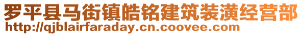 羅平縣馬街鎮(zhèn)皓銘建筑裝潢經(jīng)營(yíng)部