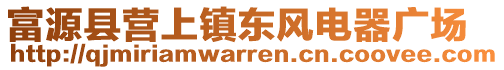 富源縣營上鎮(zhèn)東風(fēng)電器廣場(chǎng)