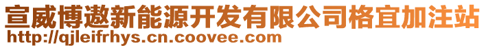 宣威博遨新能源開發(fā)有限公司格宜加注站