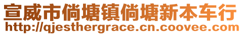 宣威市倘塘鎮(zhèn)倘塘新本車行