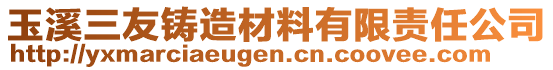 玉溪三友鑄造材料有限責(zé)任公司