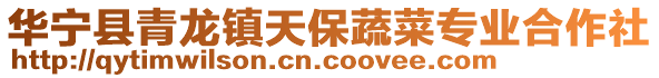 華寧縣青龍鎮(zhèn)天保蔬菜專業(yè)合作社