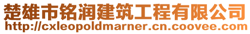 楚雄市銘潤建筑工程有限公司