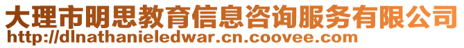 大理市明思教育信息咨詢服務(wù)有限公司