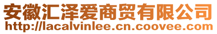 安徽汇泽爱商贸有限公司