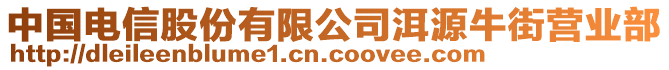 中國電信股份有限公司洱源牛街營業(yè)部